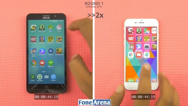 ASUS Zenfone 2 vs Apple iPhone 6 RAM performance test смотреть онлайн