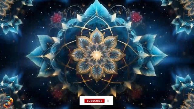 Mandala Kaleidoscope Visuals with Relaxing Ambient Meditation Music | Calm the Mind & Release Stres смотреть онлайн