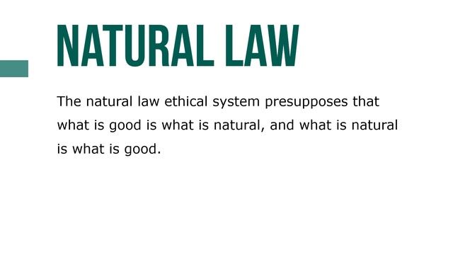 Natural Law
