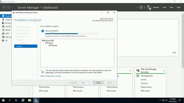 How to install FTP || File Server in Windows Server 2019 смотреть онлайн
