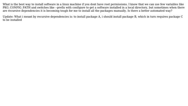 Install software in linux as a non root user (2 Solutions!!) смотреть онлайн