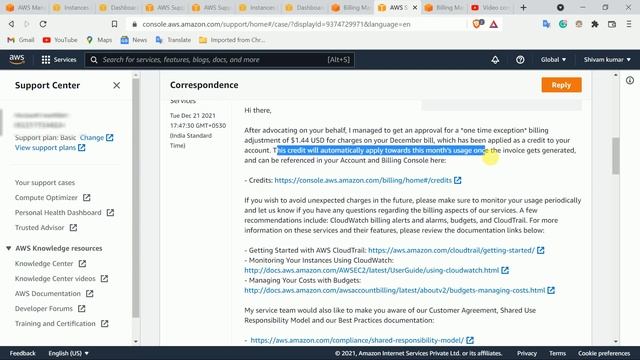 Remove AWS free tier or any other charges in one step. AWS | AWS Support смотреть онлайн