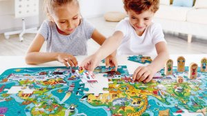 Головоломка Карта мира от Hape