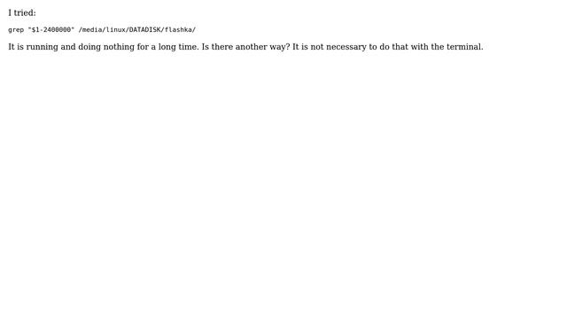 Unix & Linux: How to find files containing string? смотреть онлайн