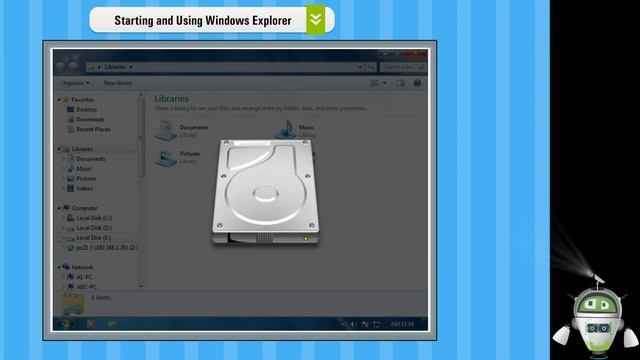 Starting and Using Windows Explorer | Computer Class 6 смотреть онлайн