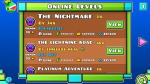 как найти любой уровень в Geometry Dash