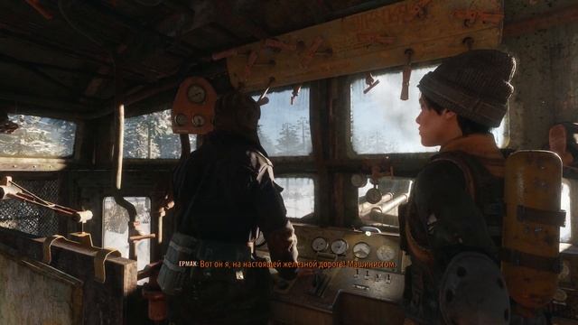 Прохождение Metro Exodus / Метро Исход # 4 Поболтал со всеми на паровозе, первая встреча на мосту! смотреть онлайн