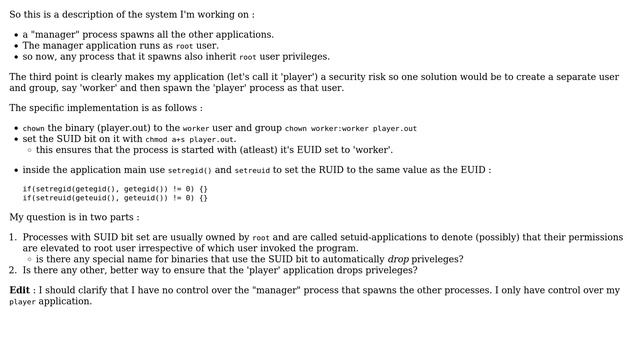 Unix & Linux: Using SUID bit to drop privileges (2 Solutions!!) смотреть онлайн