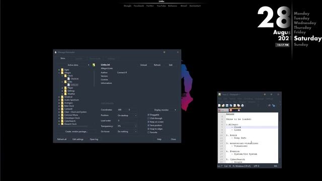 Clean And Simple Desktop Look 2021 | Rainmeter Skins. смотреть онлайн