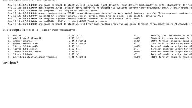 Unix & Linux: gnome-terminal NOT working after Kali Linux system update смотреть онлайн