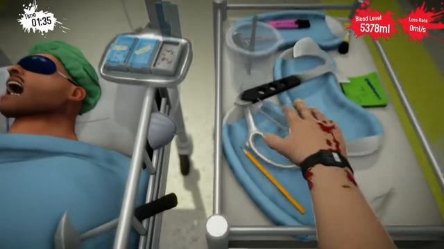 Surgeon Simulator A&E (PS4 Motion Controls) Corridor Teeth Transplant A++ смотреть онлайн