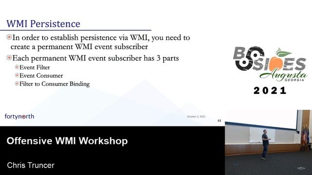 Chris Truncer - Offensive WMI Workshop смотреть онлайн