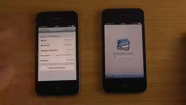 iPhone 4 iOS 7 Beta 3 vs iPhone 4S iOS 7 Beta 3 Benchmark Speed Performance Comparison Review161 смотреть онлайн
