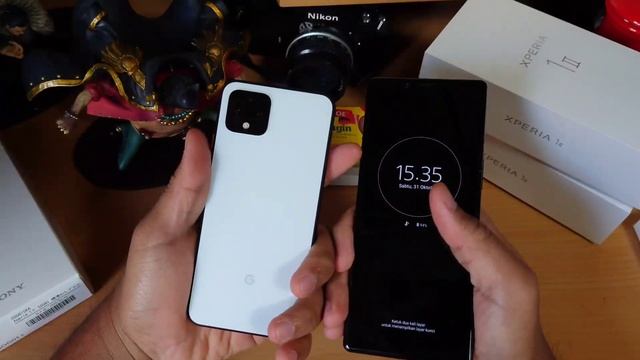 Tes kamera Sony Xperia 1 vs google pixel 4| video 4K смотреть онлайн