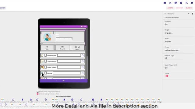 Professional Profile UI design tutorial for android Application kodular,appybuilder.(2020) смотреть онлайн
