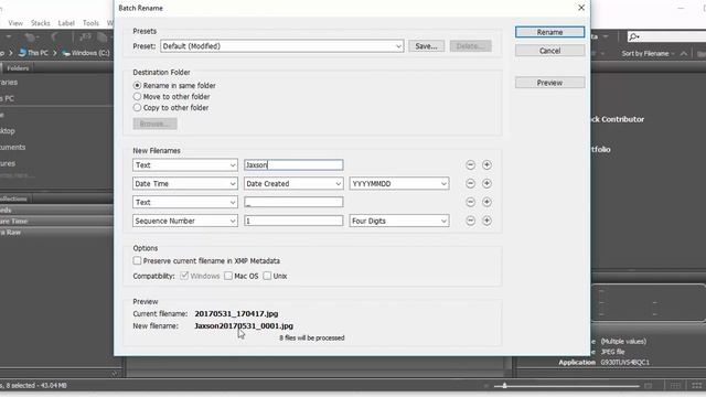 Adobe Bridge- Using Batch Rename смотреть онлайн
