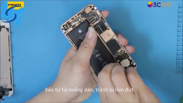 Hướng dẫn Tháo & thay Pin Pisen cho Iphone 6 + 6 Plus смотреть онлайн