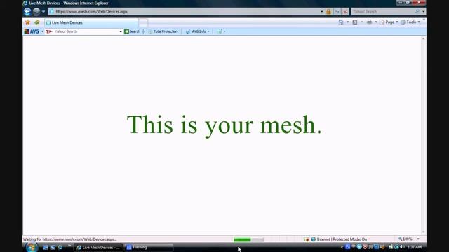 Live Mesh "Synchronizing life" смотреть онлайн