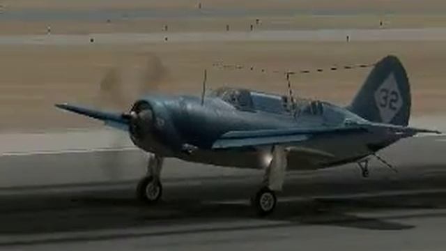 Curtiss Helldiver Landing (X-Plane flight simulator) смотреть онлайн