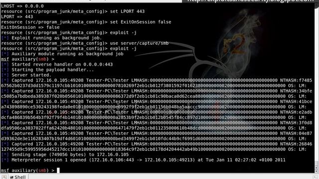 Bypassing Windows 7 x86_64 with SET and Metasploit смотреть онлайн