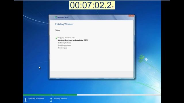 Simple Installation of Microsoft Windows 7 Ultimate №1 смотреть онлайн