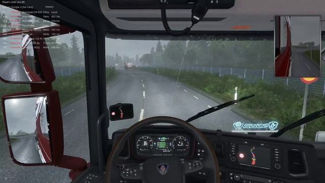Конвой в Euro Truck Simulator 2 от компании "Лукойл" смотреть онлайн