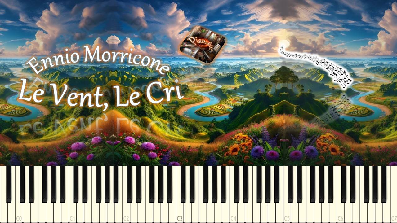 Ennio Morricone - Le Vent, Le Cri (piano tutorial) [НОТЫ + MIDI] смотреть онлайн