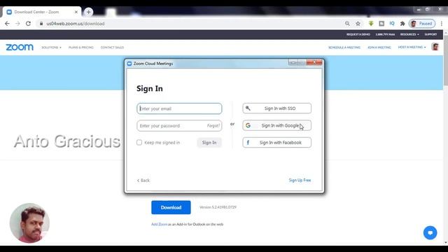 How to create / register an account in Zoom Client for Meetings in Windows OS - in Tamil смотреть онлайн