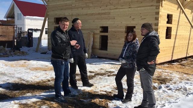 Дом из профилированного бруса смотреть онлайн