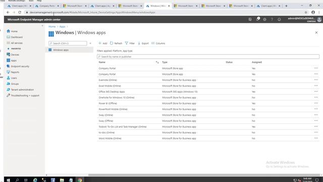 Deploy Company Portal to all devices managed by Intune смотреть онлайн
