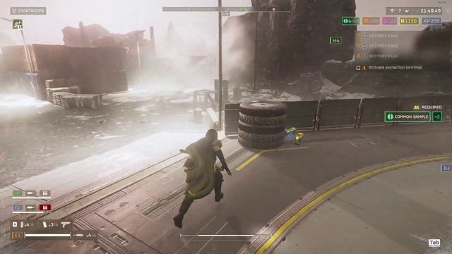 Charger direct hit with 500kg bomb - Helldivers 2 смотреть онлайн