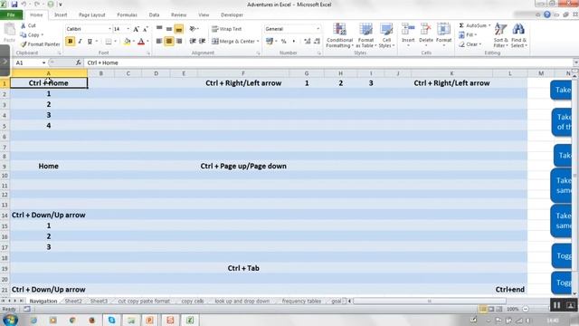 Navigation Shortcuts | Excel Keyboard Shortcuts | Excel Basics 1 смотреть онлайн