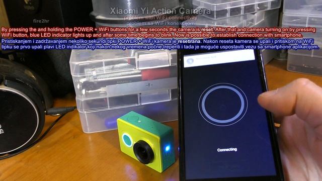 Xiaomi Yi Action Camera - WiFi problem смотреть онлайн