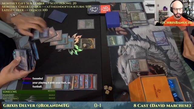 Grixis Delver vs 8 Cast [MTG Legacy] смотреть онлайн