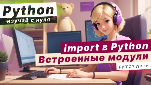Как использовать import в Python / Встроенные модули Python