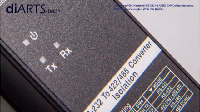 Manufacturer Bi-direction Serial Converter RS232 to RS422 RS485 3KV Isolation Surge Din Rail смотреть онлайн