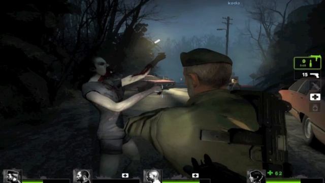 LEFT4DEAD gameplay: failing with koda & sharkbait смотреть онлайн