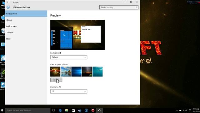 How To Change Your Background Screen | Windows 10 смотреть онлайн