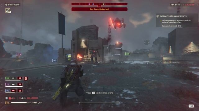 Helldive Evacuate High Value Assets - No Support Weapon (No commentary) - Helldivers 2 смотреть онлайн