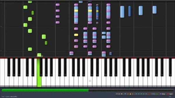 Latcho Drom - La Verdine Synthesia Tutorial