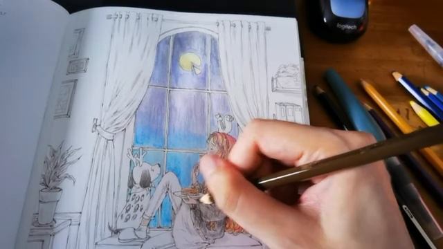 Moon Pie - Aeppol's Coloring Book of the Forest смотреть онлайн