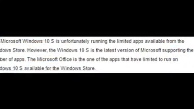 Access the Microsoft Office directly from Windows Store, Windows 10 S users directly download смотреть онлайн