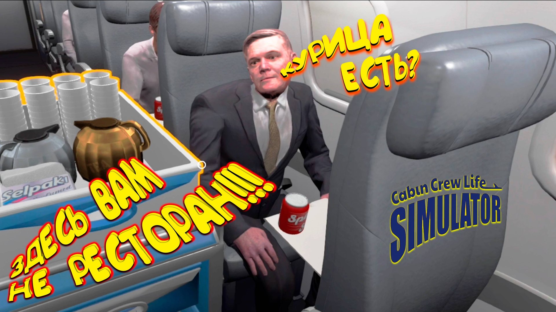 ЭКОНОМНЫЕ АВИАЛИНИИ ◈ Cabin Crew Life Simulator