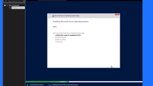 Installing Windows Server 2022 with VMware Workstation смотреть онлайн
