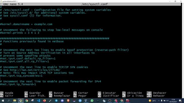 10 Permitir pings entre redes distintas a través de nuestro router debian смотреть онлайн