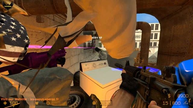 ZOMBIE REVIVAL, COUNTER-STRIKE: SOURCE, MAP: ZM_BANK_OFFICE, CSS смотреть онлайн