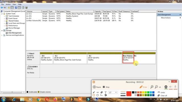 How to create a partition in windows 7 | how to make a partition in windows 7 | hard disk partition смотреть онлайн