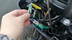 Лодочный мотор 9.8 доработка зарядной катушки зажигания - тест на воде