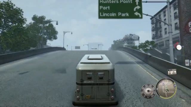 Mafia II Definitive Edition driving a Shubert Armored Van from north to south of map steering wheel смотреть онлайн
