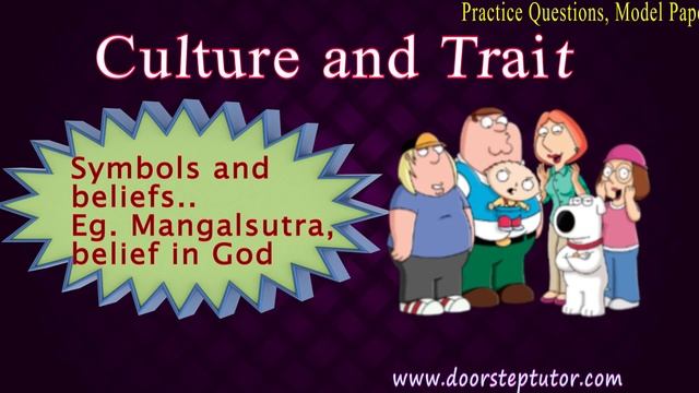 Culture, Trait, Contra-culture, Culture Area, Cultural Diffusion, Acculturation | Sociology